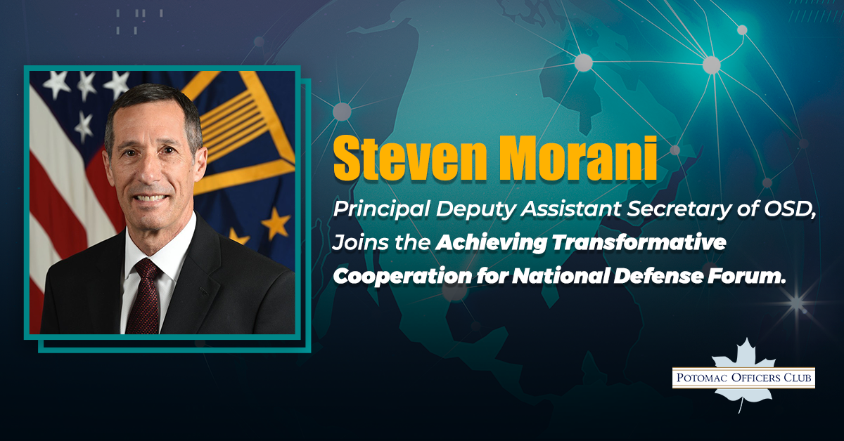 Steven Morani, Principal Deputy Assistant Secretary of OSD at DoD