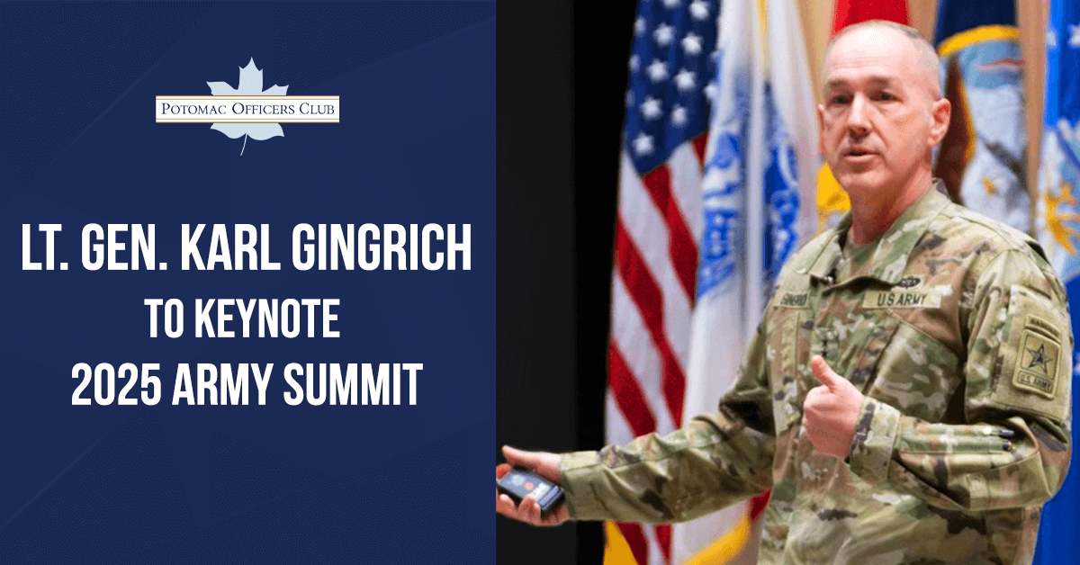 Army Deputy Chief of Staff, G-8 Karl Gingrich is set to keynote a GovCon-focused conference: the 2025 Army Summit.