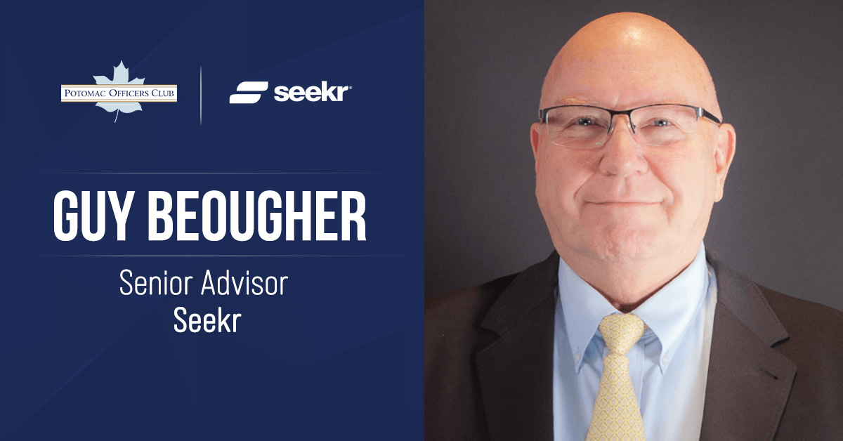 Guy Beougher, Seekr senior advisor, Beougher understands the power of AI and what it can do to improve DOD supply chains