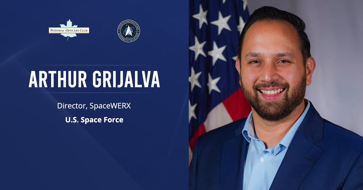 Graphic of Arthur Grijalva, SpaceWERX director