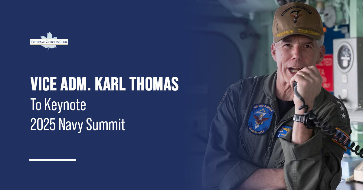Navy’s Lead Information Warfare Officer to Keynote 2025 Navy Summit Navy Vice Adm. Karl Thomas. Thomas will bring his expertise in information warfare to the 2025 Navy Summit