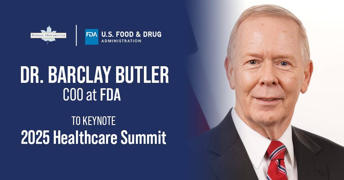 FDA COO Barclay Butler to Keynote 2025 Healthcare Summit