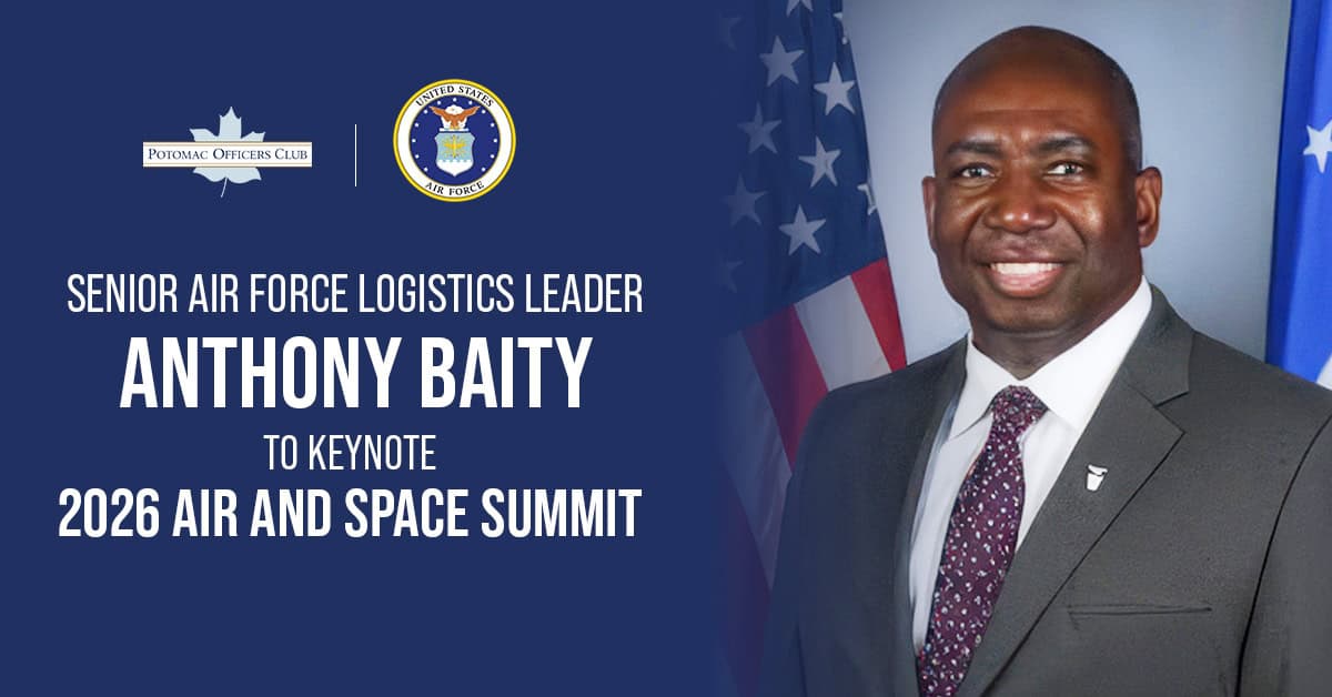 USAF Logistics Leader Anthony Baity to Address Readiness, Sustainment Priorities at 2026 Air and Space Summit