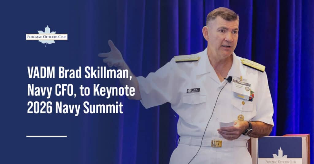 The Navy's Money Man: VADM Brad Skillman to Keynote 2026 Navy Summit