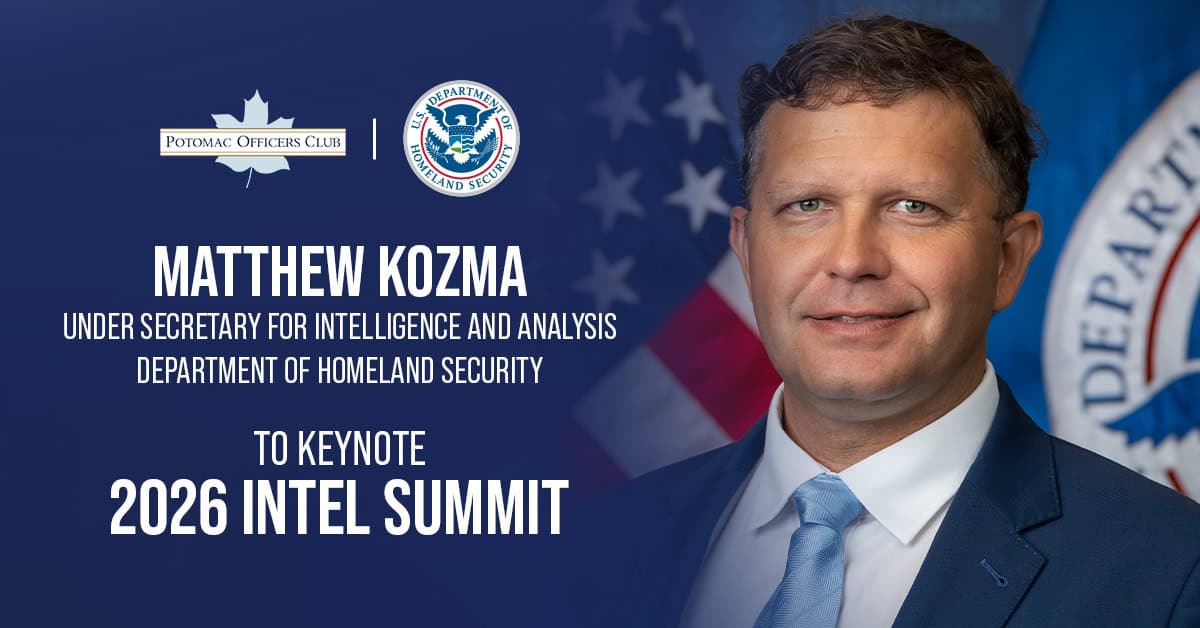 Matthew Kozma. Kozma will discuss homeland threats and IC modernization during his keynote at the 2026 Intel Summit